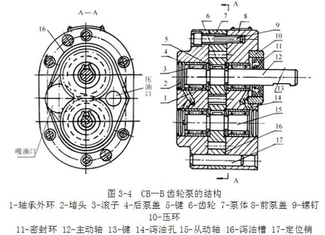 齒輪泵結構圖